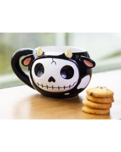 Moo Moo - Furrybones Keramik Tasse -Halloween Kostüm Geschäft moo moo furrybones keramik tasse moo moo furyybones ceramic mug furrybones tasse 51302 03