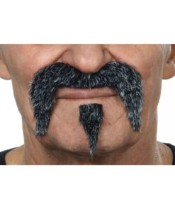 Musketier Bart Schwarz-Weiß