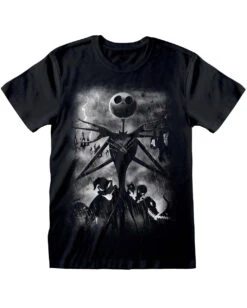 Nightmare Before Christmas Stormy Skies T-Shirt