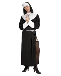 Nonne Drag Queen Kostüm -Halloween Kostüm Geschäft nonne drag queen kostuem klosterschwester kostuem maennerkostuem nun costume 38674 03