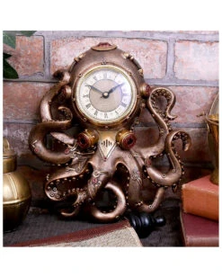 Octoclock Steampunk Oktopus Wanduhr -Halloween Kostüm Geschäft octoclock steampunk oktopus wanduhr gothic steampunk octopus wall clock steampunk deko 39304 4