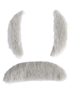 Opa Augenbrauen & Schnurrbart -Halloween Kostüm Geschäft opa augenbrauen und schnurrbart grandpa eyebrows and mustache 39684 03