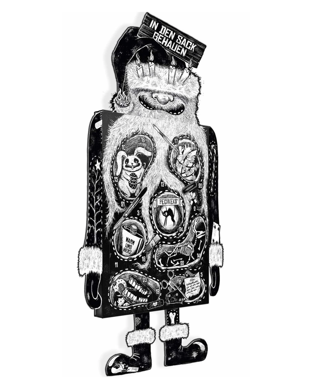 Pechkeks Anti-Adventskalender "In Den Sack Gehauen" 1 Pechkeks Anti-Adventskalender "In Den Sack Gehauen"