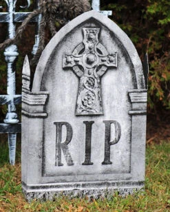 Photoreal Deko Grabstein Kreuz