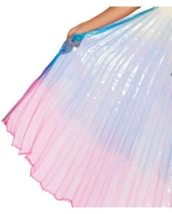 Isis Flügel Regenbogenfarben 7 Isis Flügel Regenbogenfarben -Halloween Kostüm Geschäft regenbogen xxl fluegel rainbow wings with support sticks riesen fluegel als kostuemzubehoer stelzenlaeufer fluegel 29157 4