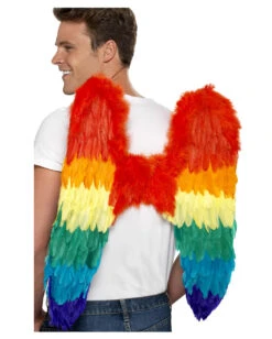 Regenbogen Flügel -Halloween Kostüm Geschäft regenbogenfluegel rainbow wings gay pride partyzuebehoer bild3 28232