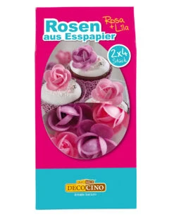 Rosen Aus Esspapier Rosa/lila