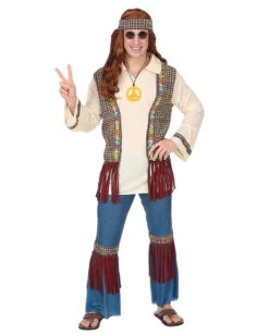 San Francisco Hippie Kostüm -Halloween Kostüm Geschäft san francisco hippie maennerkostuem flower power herrenkostuem faschings kostuem fuer maenner 36557 04 1