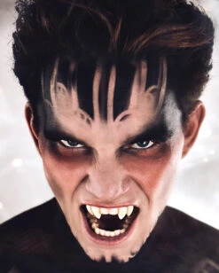 Scarecrow Shredder Fangs -Halloween Kostüm Geschäft scarecrow schredder fangs scarecrow vampirzaehne scarecrow werwolf zaehne 14535 03