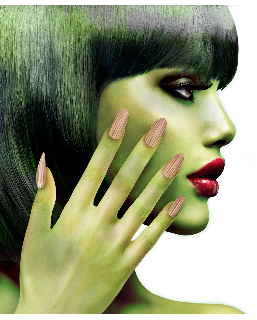 Scary Monster Fingernägel 12 St. 1 Scary Monster Fingernägel 12 St.