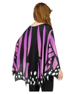 Schmetterlings Flügel Poncho Lila -Halloween Kostüm Geschäft schmetterlings fluegel poncho lila 37569 2