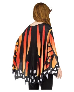 Schmetterlings Flügel Poncho Rot -Halloween Kostüm Geschäft schmetterlings fluegel poncho rot 37568 2