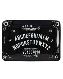Schwarze Ouija Brett Keramik Schmuckschale