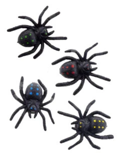 Schwarze Spinnen Mit Saugnapf 4 St.