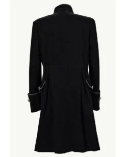 Gothic Aristokrat Herren Mantel Schwarzer Samt -Halloween Kostüm Geschäft schwarzer gothic aristokrat samt mantel gothic mantel black velvet mens coat gothic mode 54366 07