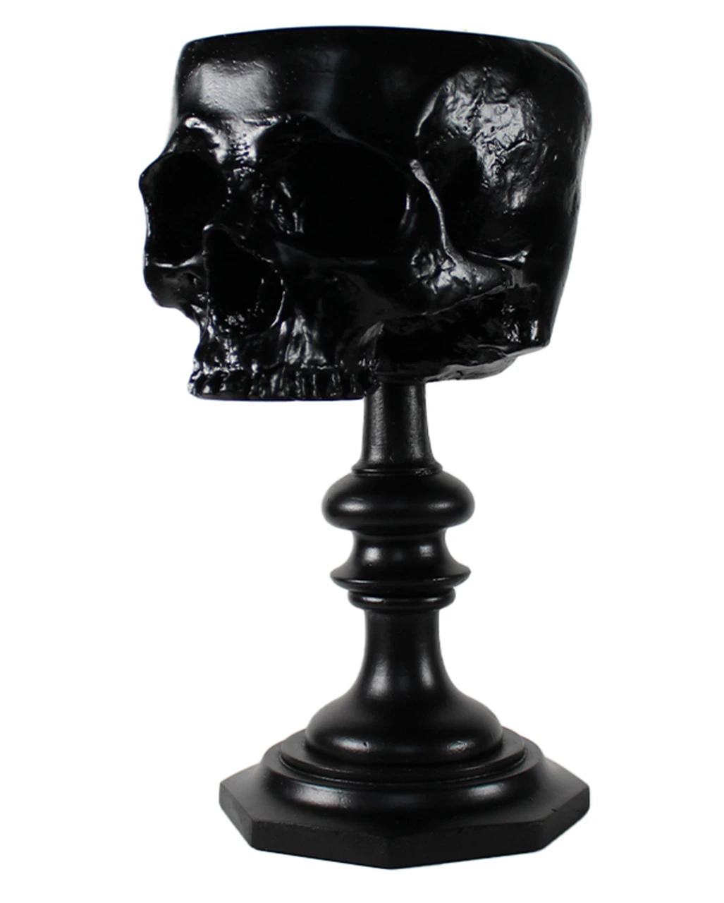 Schwarzer Totenkopf Als Ringehalter 21cm 1 Schwarzer Totenkopf Als Ringehalter 21cm