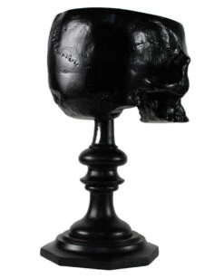 Schwarzer Totenkopf Als Ringehalter 21cm 10 Schwarzer Totenkopf Als Ringehalter 21cm -Halloween Kostüm Geschäft schwarzer totenkopf als ringehalter schwarzer totenschaedel als ringhalter black skull ring holder gothic wohnaccessoire 54858 04