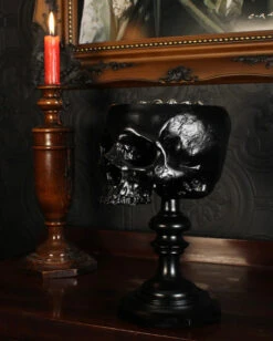 Schwarzer Totenkopf Als Ringehalter 21cm 12 Schwarzer Totenkopf Als Ringehalter 21cm -Halloween Kostüm Geschäft schwarzer totenkopf als ringehalter schwarzer totenschaedel als ringhalter black skull ring holder gothic wohnaccessoire 54858 06