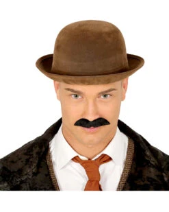 Selbstklebendes Schnurrbart Set 6 St. -Halloween Kostüm Geschäft selbstklebendes schnurrbart set 6 stueck self adhesive moustache set halloween bart klebe bart kostuem zubehoer 39117 1