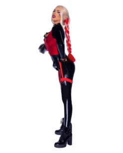 Sexy Harley Catsuit Kostüm 10 Sexy Harley Catsuit Kostüm -Halloween Kostüm Geschäft sexy harley catsuit kostuem sexy harley catsuit costume erotischer harley quinn bodysuit 53711 4