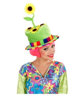 Sonnenblumen Hut -Halloween Kostüm Geschäft sonnenblumen hut faschingshut gaertner hut sun flower hat fancy dress hat 36723 02