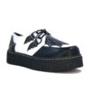 Spiderweb Black And White Creepers Schuhe