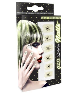 Spinnen Fingernägel G.I.D 12 St. 5 Spinnen Fingernägel G.I.D 12 St. -Halloween Kostüm Geschäft spinnen fingernaegel glow in the dark halloween fingernaegel spider fingernails glow in the dark 36694 03 2