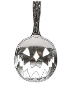 Spooky Pumpkin Teelöffel Silber -Halloween Kostüm Geschäft sppoky pumpkin teeloeffel silber haunted hallows pumpkin teaspoon halloween und gothic deko und geschenkartikel 50816 04