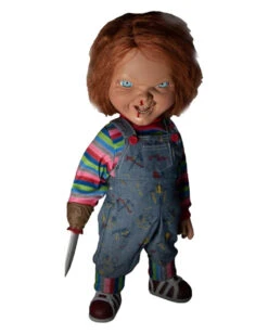 Sprechende Child's Play Menacing Chucky Puppe 38cm -Halloween Kostüm Geschäft sprechende childs play chucky puppe menacing chucky puppe chucky action figur 51989 01