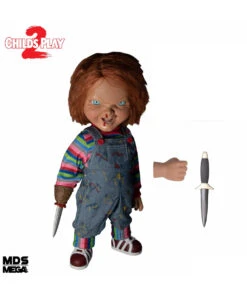 Sprechende Child's Play Menacing Chucky Puppe 38cm -Halloween Kostüm Geschäft sprechende childs play chucky puppe menacing chucky puppe chucky action figur 51989 02