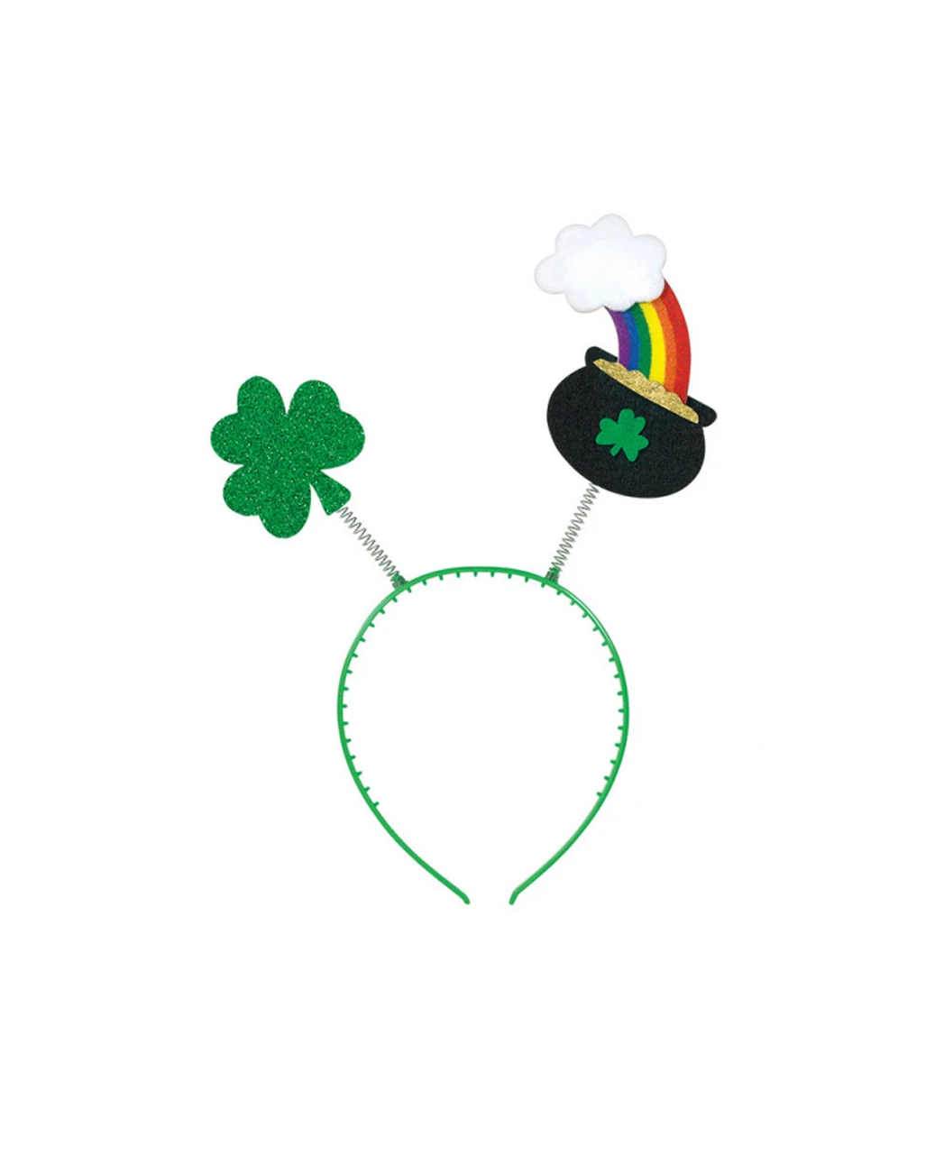 St. Patricks Day Haarreif Kleeblatt U. Regenbogen 1 St. Patricks Day Haarreif Kleeblatt U. Regenbogen