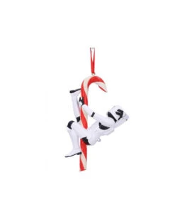 Star Wars Stormtrooper Mit Candy Cane Weihnachtskugel -Halloween Kostüm Geschäft star wars stormtrooper mit candy cane weihnachtskugel star wars hanging ornament and merchandise 52197 3
