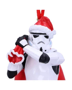 Star Wars Stormtrooper Mit Nikolaussack Weihnachtskugel -Halloween Kostüm Geschäft star wars stormtrooper mit nikolaussack weihnachtskugel geeky and nerdy christmas hanging ornaments geschenkartikel und deko 52407 4