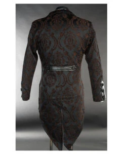 Steampunk Brokat Jacket Mit Schwalbenschwanz -Halloween Kostüm Geschäft steampunk brokat jacket mit schwalbenschwanz steampunk brocade tailcoat 39123 02