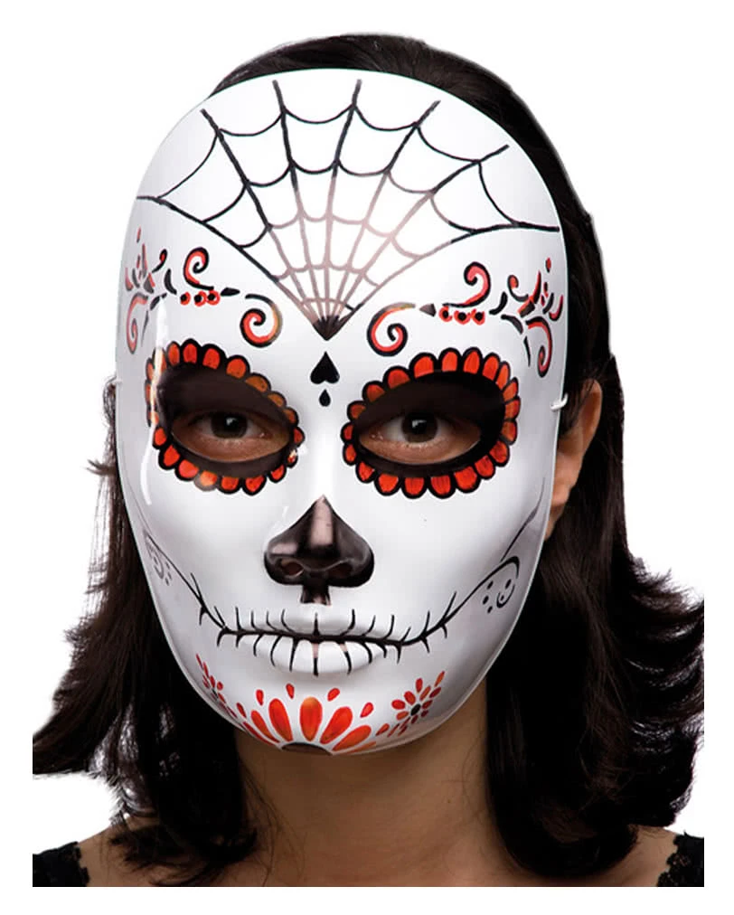 Sugar Skull Halloween Maske 1 Sugar Skull Halloween Maske