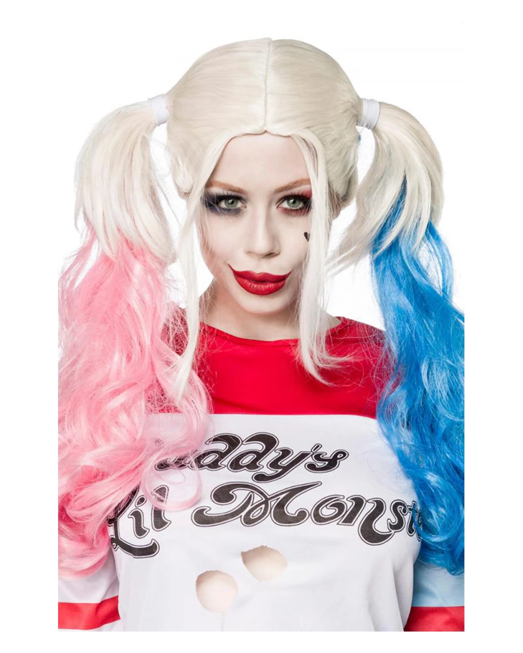 Suicide Harlequin Perücke 1 Suicide Harlequin Perücke