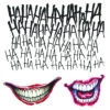 Suicide Squad Joker Tattoo Set 3-tlg.