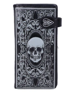 Totenschädel Tarot Geldbeutel 18,5cm