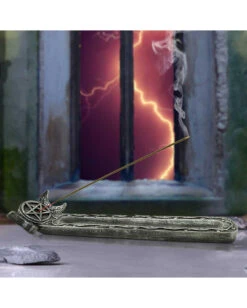 Twilight Triple Moon Räucherstäbchenhalter 27,3cm -Halloween Kostüm Geschäft twilight triple moon raeucherstaebchenhalter twilight triple moon incense burne 54626 07