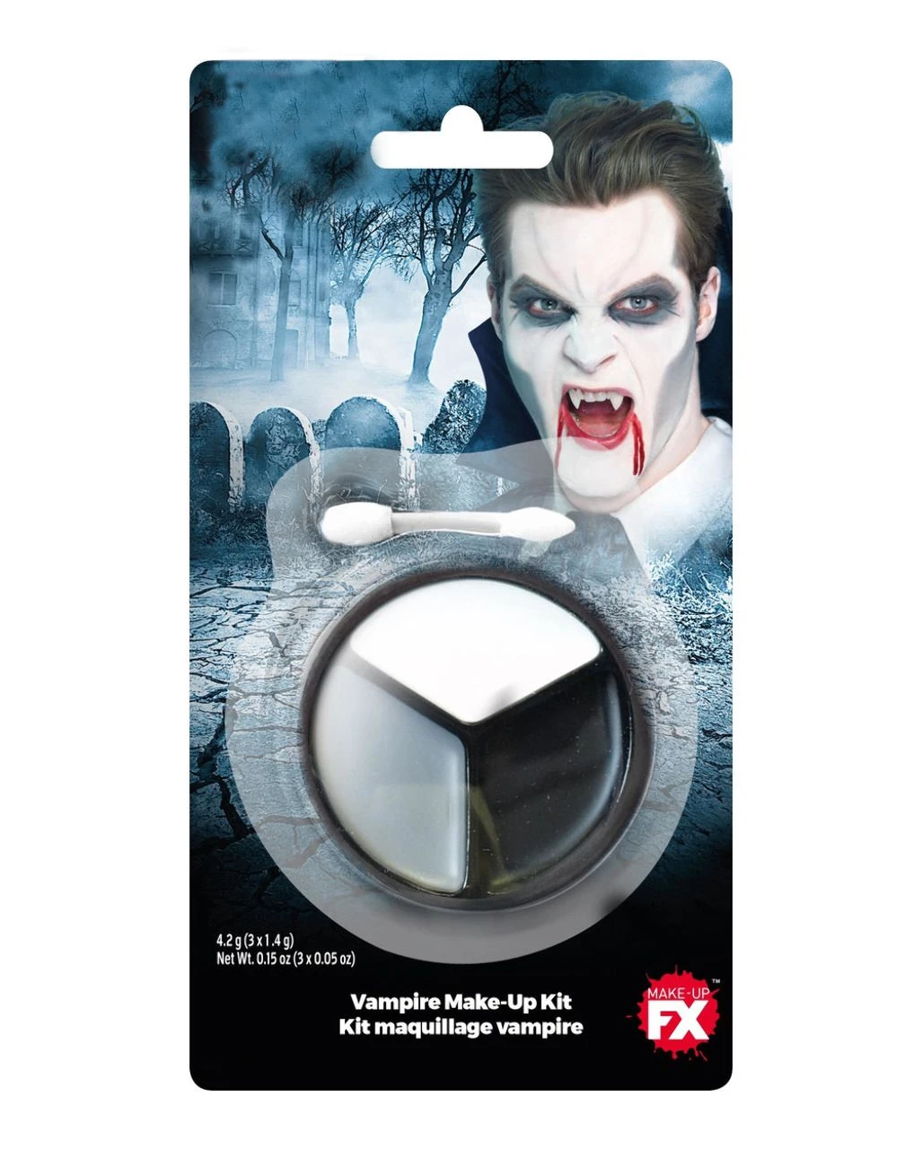 Vampir Make-up 4-teilig 2 Vampir Make-up 4-teilig – Bild 2