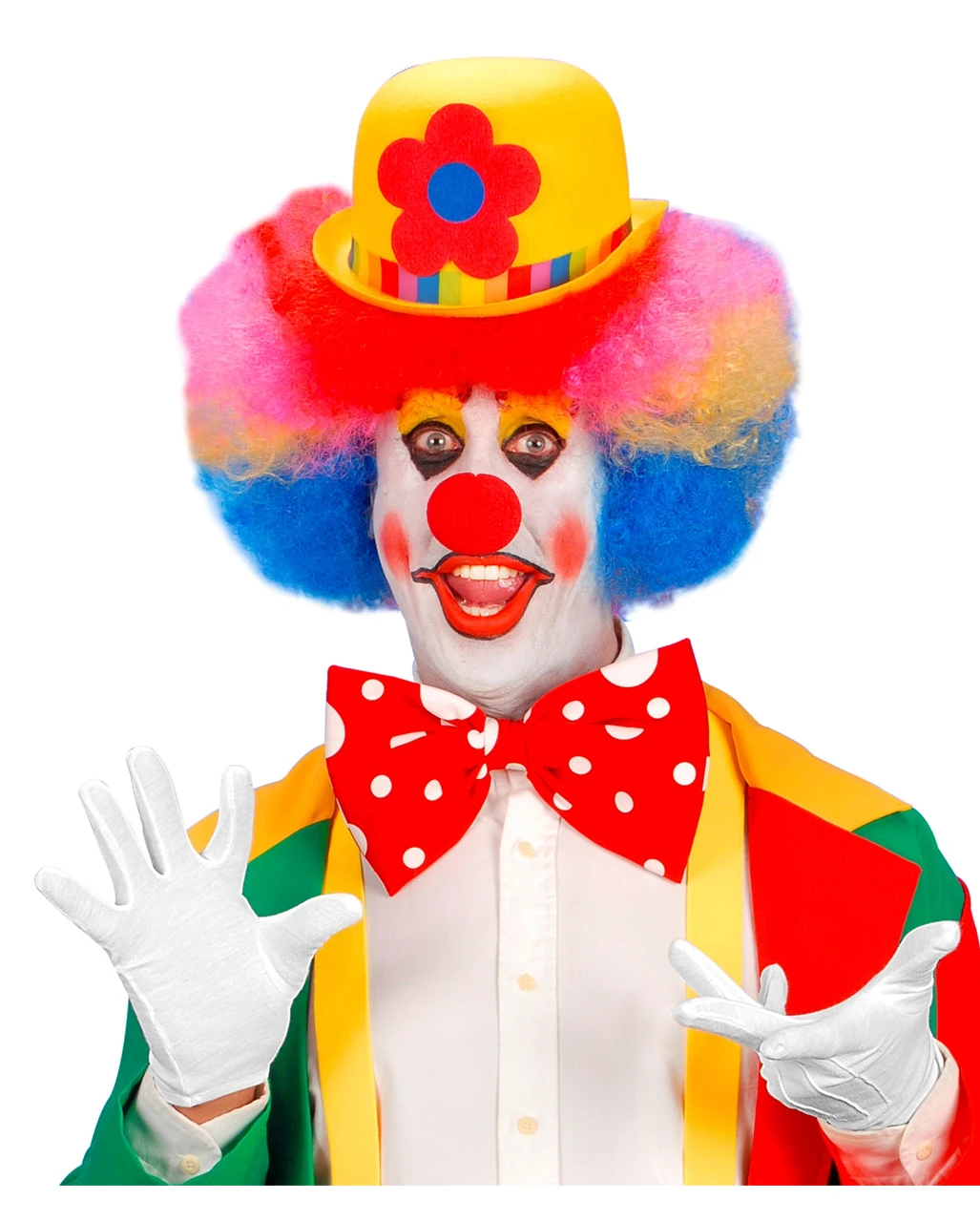 Weiße Kostüm Handschuhe Unisex 3 Weiße Kostüm Handschuhe Unisex – Bild 3