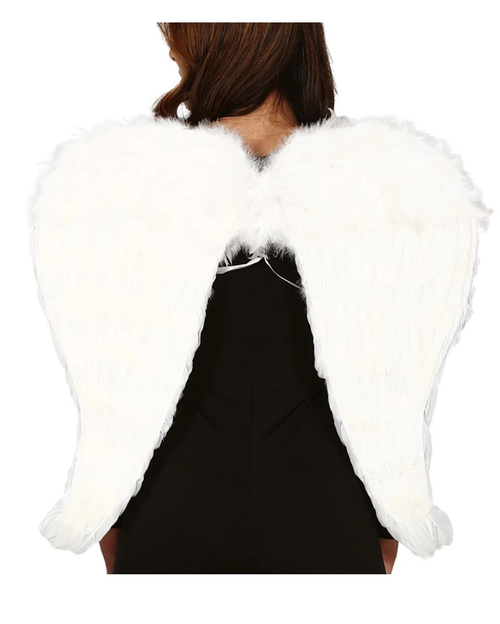 Weiße Engelsflügel Mit Federn 80 X 60 Cm 2 Weiße Engelsflügel Mit Federn 80 X 60 Cm – Bild 2