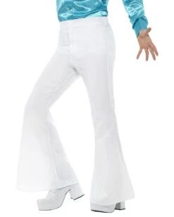 Herren Schlaghose Weiß