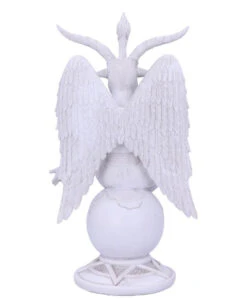 Weiße Lord Baphomet Figur 25cm -Halloween Kostüm Geschäft weisse lord baphomet figur white lor baphomet figurine gothic deko gothic wohnaccessoire 50948 03