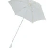 Weißer Sonnenschirm