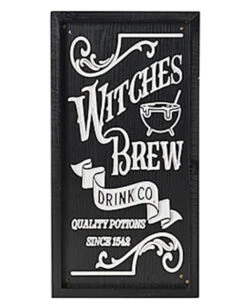 Witches Brew Halloween Wandbild 41cm