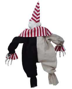 Zappelnder Horror Clown Hängefigur 80cm -Halloween Kostüm Geschäft zappelnder horror clown haengefigur fidgeting horror clown hanging figure halloween animatronics 53365 3