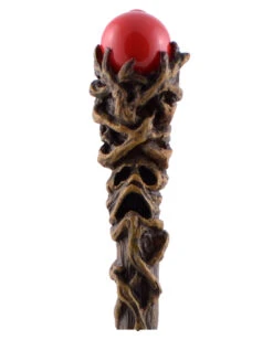 Zauberstab Arborea Mit Roter Kugel -Halloween Kostüm Geschäft zauberstab arborea mit roter kugel magic wand with red orb geschenkartikel 38919 02
