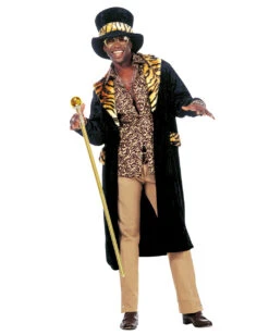 Goldener Pimp Gehstock 5 Goldener Pimp Gehstock -Halloween Kostüm Geschäft zuhaelter gehstock rapper gehstock pimp cane kostuemzubehoer 37969 03